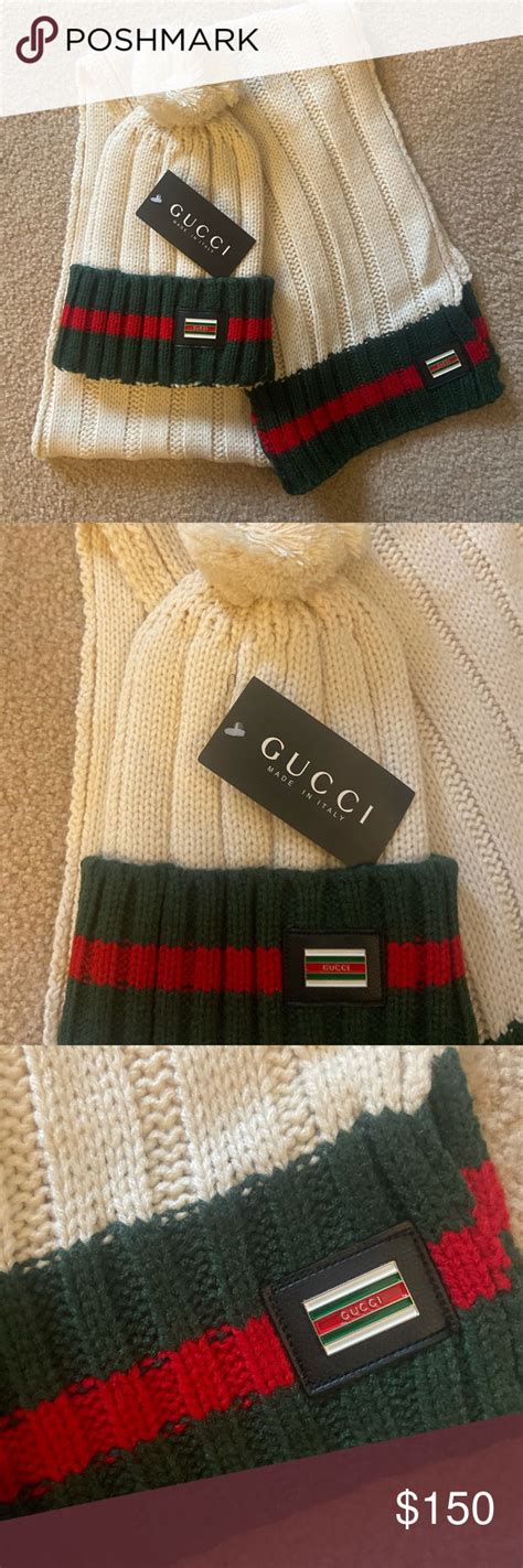 bonnet gucci beige|gucci winter hats and scarves.